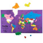 Imagimake: Mapology World- World Map and Its Countries- Learning Aid & Educational Toy- Jigsaw Puzzle- for Kids Age 4 and Above (Mapology World) - Image 3