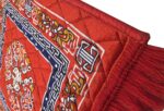 AAZEEM Prayer Mat | Velvet Aasan | Meditation Carpet | Pooja Aasan | Traditional Prayer Mat | Medium Size | Red Color - Image 4