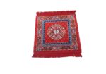 AAZEEM Prayer Mat | Velvet Aasan | Meditation Carpet | Pooja Aasan | Traditional Prayer Mat | Medium Size | Red Color - Image 6
