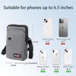BOLDSTUF Mobile Sling Bag Crossbody Shoulder bag for Men & Women | Small Cross-Body Side bag purse for Mobile, Cell Phone, Cash & Card, Holster for Travel, Oxford Fabric - Image 5