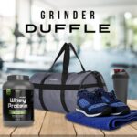 Dein Kleider Sports Gym Travel Duffle Bag (Grey) - Image 3