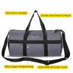 Dein Kleider Sports Gym Travel Duffle Bag (Grey) - Image 5