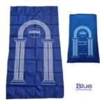 SECRET DESIRE™ Muslim Prayer Rug Prayer Mat Worship Rugs Prayer Blanket for Kids Men Blue - Image 3