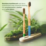 Vernam Phoenix Bamboo Toothbrush | Biodegradable | Soft Bristles| Plastic-Free Soft Toothbrush | Manual Toothbrush for Adults - Sustainable and Gentle Oral Care | Pack of 1 | 3 Brushes - Image 5