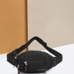 GLACIER Men’s & Women's Waist Bag/Fanny Pack | Stylish Crossbody Sling for Travel & Daily Use | Multi-Compartment Lightweight Waist Pouch with Adjustable Strap for Outdoor, Walking & Casual Wear - Image 8