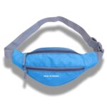 Dein Kleider Waist Pack Travel Handy Hiking Zip Pouch Document Money Phone Belt Sport Bag Bum Bag for Men and Women Nylon (Aqua) - Image 3