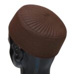Muslim Namaz Cap | Embroidered Prayer Topi | Lightweight & Comfortable Islamic Cap for Daily Namaz, Eid, Jummah & Mosque U2 Series - Image 4