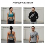 India Moves Water-Resistant Waist Bag for Men & Women | 4-Pocket Travel Sling Pouch - Image 3