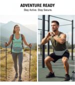 India Moves Water-Resistant Waist Bag for Men & Women | 4-Pocket Travel Sling Pouch - Image 4