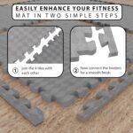 EVA Foam Puzzle Mats | Interlocking Floor Tiles for Kids, Gym, Prayer | Soft Cushion, Lightweight, Washable & Travel-Friendly 30x30cm Size and 1cm Thickness eash mat (10 pcs) - Image 6