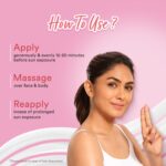 Lacto Calamine Dewy Sunscreen SPF 50 PA+++ | 50g | Water Resistant, No White Cast, UVA & UVB Protection | Sunscreen SPF50 + Primer | Acai Berries, Niacinamide & Watermelon | Dermatologically Tested - Image 6