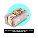 Kesar Soap | Enriched with kesar and Goti Milk | Unscented Vegan Soap Bar | All Types of Skin (4.5 Oz) - Image 4