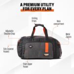 Wildcraft Polyester Backpack for Men & Women – Expedition DUF 35 Duffels Backpack | Stylish & Lightweight |Perfect for Travel School Work & Daily Use|Adjustable Straps & Compartments - Image 5