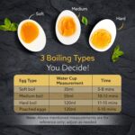 AGARO Grand Egg Boiler And Poacher, 2-in1 Boils 8 Eggs, Poach 4 Eggs, Steamed Vegetables, 3 Boiling Types, Stainless Steel Body, Transparent Lid, 500W, Silver - Image 4