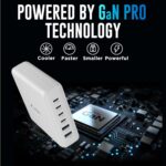 URBN 200W GaN Power Hub | 6-Port Desktop Charger (4 USB-C + 2 USB-A) | QC, PD & PPS Compatible | Super Fast Charging 2.0 | 12-Layer Protection | 1.5M Power Cord for Laptop, iPhone, Samsung, MacBook - Image 6