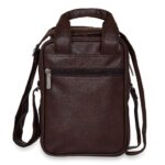 NFI essentials Men's Sling Bag Stylish Cross Body Travel Office Business Messenger Bag for Men Women (Brown) - Image 3