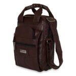 NFI essentials Men's Sling Bag Stylish Cross Body Travel Office Business Messenger Bag for Men Women (Brown) - Image 8
