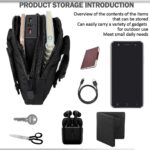 1Pcs, Utility Gadget Waist Bag, EDC Outdoor Man Bag with Phone Belt Clip Holder, Tactical Waist Pouch, Molle Bag Belt Phone Holster Purse Carrying Pouch - Image 4