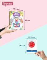 Hindi Flash Cards for Kids 2+ Years | 64 Non-Tearable Flash Cards with Pictures | Hindi Varnamala, Letters and Numbers | Educational Toys for Toddlers and Preschool Learning - Image 4