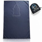 Safri Travel Prayer Mat for Namaz Full Size 70x112 cm | Pocket Janamaz Muslim Prayer Mat 3 Piece Set with Digital Tasbih Counter & Perfume - Image 3