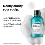 L’Oréal Professionnel Scalp Advanced Anti-Dandruff Dermo-Clarifier Shampoo 300ml | Removes Dandruff & Gently Clarifies the Scalp with Piroctone Olamine | For Men & Women - Image 3