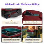 Provogue Rover Waist Bag for Men & Women, Crossbody Waist Pouch with Zippered Compartments & Adjustable Strap,Multipurpose Fanny Pack for Travel & Outdoor Activities Chest Bag - Image 5