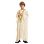 Qianliniuinc Thobe for Boys Islamic Clothing - Muslim Clothes Kaftan Dubai Arabic Robe Moroccan Arab Thobe Islamic Dress - Image 3