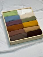 URSHIA MALAYSIAN GEORGETTE HIJAB/DIAMOND GEORGETTE HIJAB FOR WOMEN PACK OF 12 - Image 3