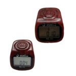 Al Yusr 8 Channel Counter Hand Tally Digital Counter Tasbih with LED + Lock + Clock + BEEP & Multi Function (Red Wooden) - Image 3