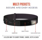 TANTRA Men's and Women's Sports Running, Gym Mobile Pouch, Workout Waist Belt (S, M, L, XL/M / 27.5-31) - Image 4