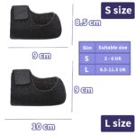 Obtheleg Heel Pad Breathable Gel Heel Cups Heel Pain Relief Foot Care Products Foot Support for Men Women (L size) - Image 3