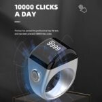 Smart Tasbih Prayer Counter - Digital Tasbih Finger Counter Muslim Islamic Prayer Smart Rings with Battery Charging Case APP Support and OLED Screen Waterproof and Digital for Muslims - Image 5