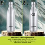 Pexpo Bottle 1 LTR| Hot and Cold Flask | ISI Certified Stainless Steel | 3 Layer Insulation | Leakproof | for Home, Office | 2-Year Warranty | Electro 980ml | Silver - Image 3
