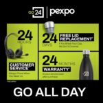 Pexpo Bottle 1 LTR| Hot and Cold Flask | ISI Certified Stainless Steel | 3 Layer Insulation | Leakproof | for Home, Office | 2-Year Warranty | Electro 980ml | Silver - Image 4