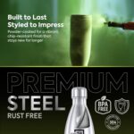 Pexpo Bottle 1 LTR| Hot and Cold Flask | ISI Certified Stainless Steel | 3 Layer Insulation | Leakproof | for Home, Office | 2-Year Warranty | Electro 980ml | Silver - Image 6