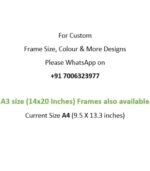 WHITE SPACE Synthetic|Islamic Wall Frames|Islamic Home Decor|Shukr Sabr Salam|3 Designs|(26 Cm X 36 Cm) Each|Glass On Top - Image 3