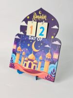 Sippu Wooden Ramadan Calendar Ramadan Mubarak Decor Eid Decoration Sign Ramadan Kareem Islamic Table Decor Ramadan Gifts - Image 5