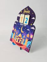 Sippu Wooden Ramadan Calendar Ramadan Mubarak Decor Eid Decoration Sign Ramadan Kareem Islamic Table Decor Ramadan Gifts - Image 6