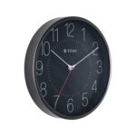Titan Metallic Analog Wall Clock with Slim Hands - 30 Cm X 30 Cm (Medium) - Image 4