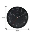 Titan Metallic Analog Wall Clock with Slim Hands - 30 Cm X 30 Cm (Medium) - Image 6