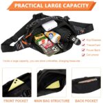 GUSTAVE® Waist Bag for Men Women, Waterproof Chest Bag Stylish Fanny Pouch Bag Sport Belt Bag for Travel Running Outdoor Sports Cycling - Image 5