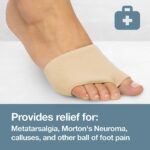 Aegon Forefoot Pad for Pain Relief | Hallux Valgus Foot | Bunion Sleeve Foot Pad | Metatarsal Pad | Ball of Foot Cushion for High Heels | Morton's Neuroma | Foot Support for Pain Relief (1 Pair) - Image 4