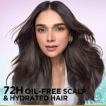 L'OREAL PARIS Unscented Hyaluron Pure 72H Rehydrating Conditioner for All Hair Types For Smooth Tangle-Free Hair, 175 Millilitres - Image 3