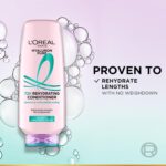 L'OREAL PARIS Unscented Hyaluron Pure 72H Rehydrating Conditioner for All Hair Types For Smooth Tangle-Free Hair, 175 Millilitres - Image 5