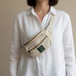 Waist Bag for Men & Women | Adjustable Belt Bag Hemp Fanny Pack | Travel Running Hiking Outdoor Crossbody Chest Sling | Eco-Friendly Lightweight Waist Bag with Multiple Zipper Pockets - Image 6