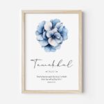 VIBBES Islamic Wall Art Set of 3, Sabr Shukr Tawakkul, Modern Islamic Minimal Home Decor, Wooden Frame Prints with Blue Flowers (Medium - 14x10 Inch) - Image 7