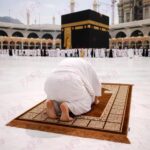 FAF Premium Indo-Turkish Soft Velvet Janamaz Prayer Mat for Men & Women | Lightweight Foldable Muslim Prayer Rug | Anti-Slip Janemaaz for Namaz, Hajj & Umrah | Portable Islamic Mussalla (Brown) - Image 5