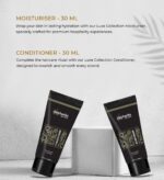 125pcs Luxe Collection 5-Piece Hotel Amenities Set – Mandarin & Vetiver Scents – Includes 25 Shampoo, 25 Conditioner, 25 Shower Gel, 25Moisturizer (30ml) & 25 Soap (25g) – Premium Guest Toiletries for Hotels, Airbnbs, and Resorts - Image 3