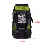 Trunkit Adventure Series Water Resistance Trekking Hiking Travel Bag with Shoe Compartment Rucksack - 55 L - Image 4