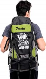 Trunkit Adventure Series Water Resistance Trekking Hiking Travel Bag with Shoe Compartment Rucksack - 55 L - Image 5